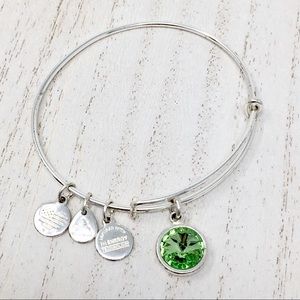 ALEX AND ANI Peridot Swarovski 💫+2 Free Gifts